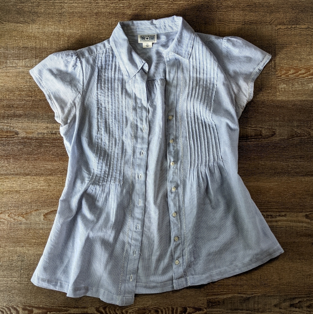 Converse One-Star Striped Blouse - Picture 2 of 4